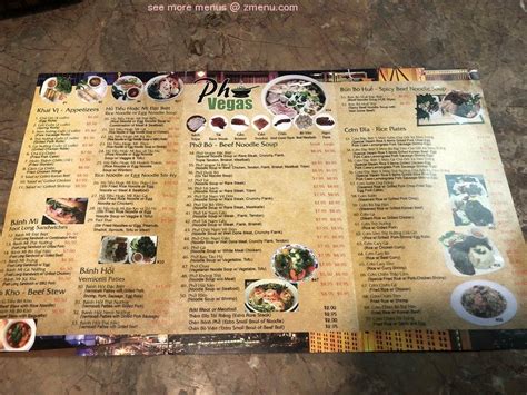 lv pho 7 menu|pho 7 las vegas menu.